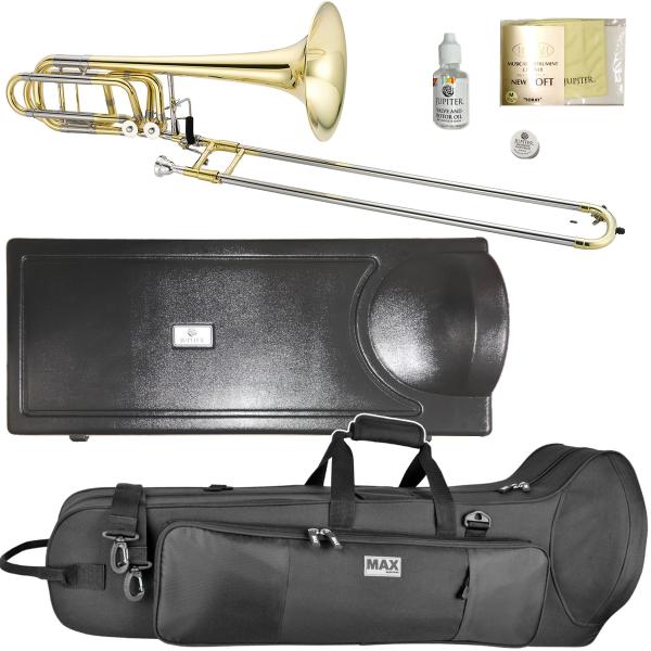 JUPITER  ジュピター JTB1180 バストロンボーン 太管 トロンボーン ラッカー 本体 管楽器 Tenor Bass Trombones Large セミハードケース セット　北海道 沖縄 離島不可
