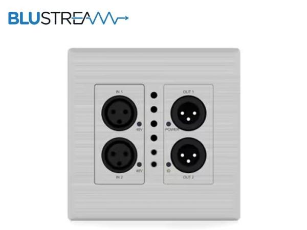 Blustream ブルーストリーム DA22XLR-WP-US　ウォールプレート型 XLR Danteコンバータ