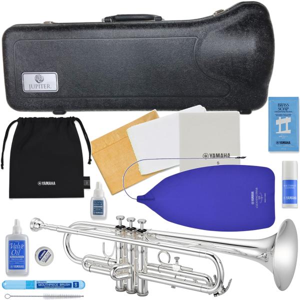 JUPITER  ジュピター JTR500S トランペット 銀メッキ 管楽器 B♭ JTR-500 Trumpet SILVERメッキ セット L　以下対応不可 北海道 沖縄 離島 代引き