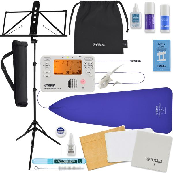 YAMAHA ヤマハ KOSTBB6 テナーバストロンボーン バストロンボーン お手入れセット 譜面台 MS-260AL TDM-710IV マイク セットL　以下対応不可 北海道 沖縄 離島 代引き
