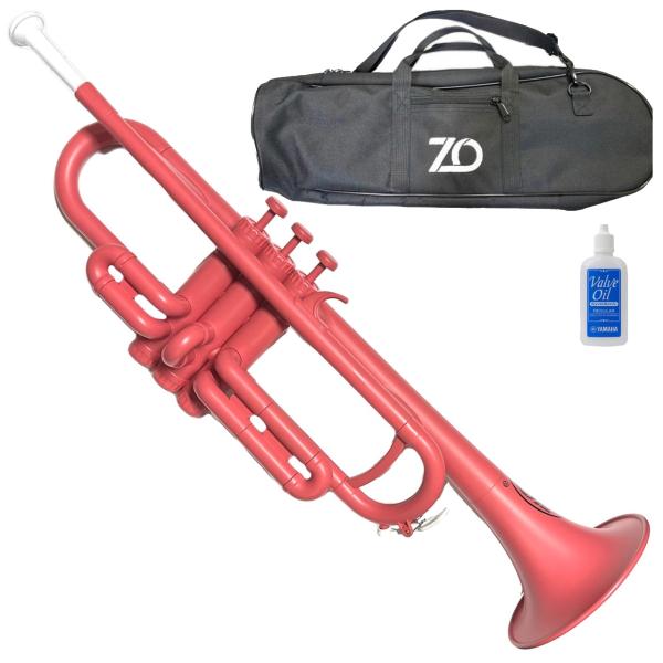 ZO ゼットオー トランペット TP-14 ピンク アウトレット プラスチック 管楽器 B♭ trumpet Pink セット A　以下対応不可 北海道 沖縄 離島