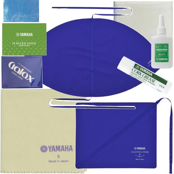 YAMAHA ヤマハ サックス お手入れセット アルトサックス テナーサックス グリス マウスピースパッチ 管楽器 お手入れ用品 セット S　北海道 沖縄 離島不可