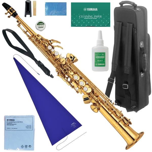 YAMAHA ヤマハ 5年保証サービス対象 YSS-475II ソプラノサックス ラッカー ストレート 管楽器 セットY　以下対応不可 北海道 沖縄 離島 代引き
