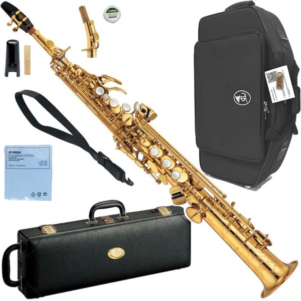 YAMAHA ヤマハ 5年保証対象 YSS-875EX ソプラノサックス カスタムEX ラッカー ゴールド Soprano sax Custam MBSSAS セット　以下は対応不可 北海道 沖縄 離島 代引き