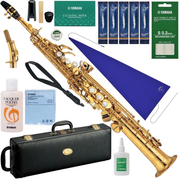YAMAHA ヤマハ 5年保証対象 YSS-875EX ソプラノサックス カスタム ラッカー ゴールド Custam EX セットX　以下対応不可 北海道 沖縄 離島 代引き