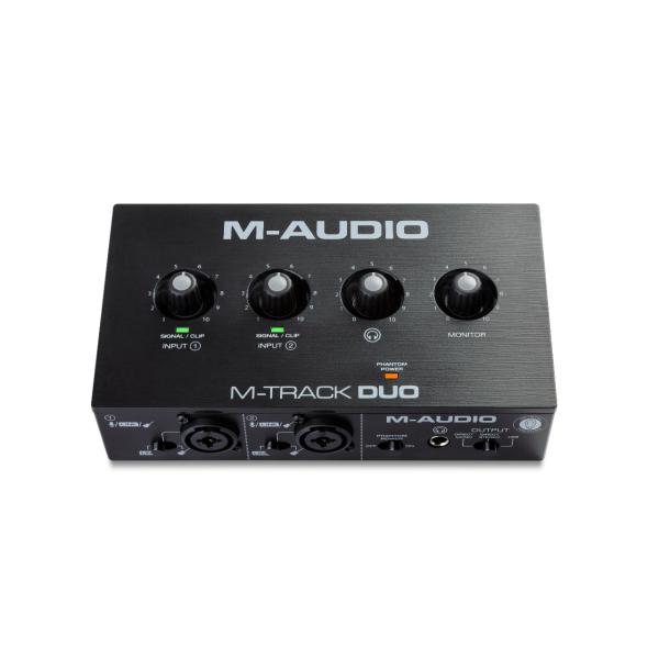 M-AUDIO エムオーディオ M-Track Duo USB 2CH オーディオインターフェイス クリスタルプリアンプ内蔵 
