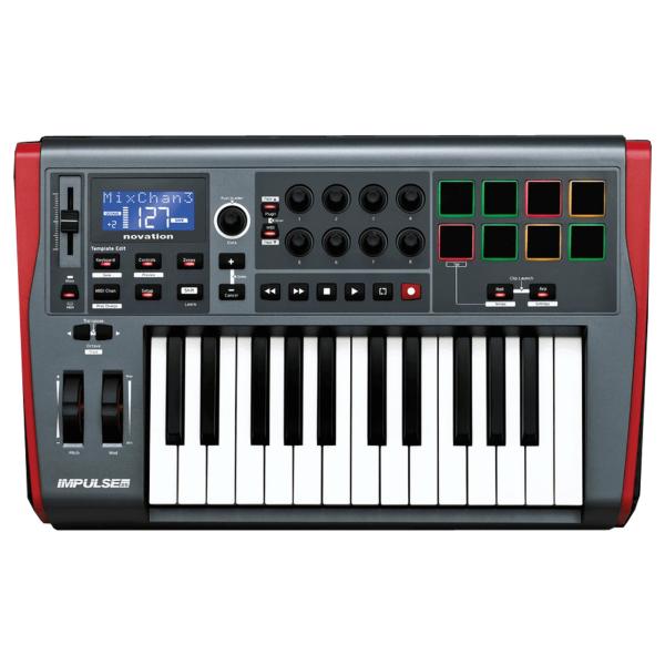 novation ノベイション Impulse 25 25鍵 USB MIDIキーボード DTM DAW