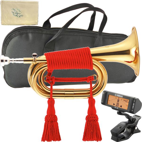 J Michael Jマイケル 3年保証 ATR-150A 信号ラッパ 三つ巻 ビューグル ストレート マウスピース セットL　北海道 沖縄 離島 代引き 同梱不可