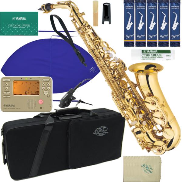 J Michael Jマイケル 3年保証 AL-500 アルトサックス 新品アウトレット ラッカー ゴールド セットW　以下は対応不可 北海道 沖縄 離島 同梱 代引き