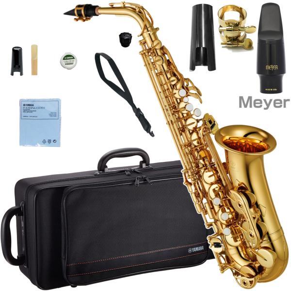 YAMAHA ヤマハ 5年保証サポート対象 YAS-380 アルトサックス ラッカー ゴールド 管楽器 JAZZ セット　以下は対応不可 北海道 沖縄 離島
