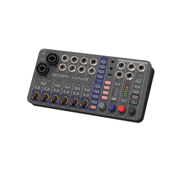 ZOOM ズーム LiveTrak L6 ミキサー レコーダー ZOOM ズーム LiveTrak L6 デジタルミキサー・レコーダー 32bitフロート