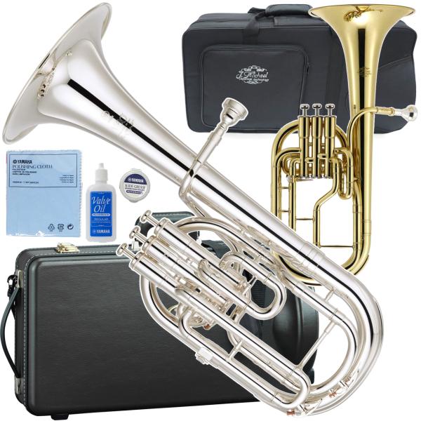YAMAHA ヤマハ 5年保証サービス対象 YAH-803S アルトホルン Neo 銀メッキ トップアクション 管楽器 Jマイケル AH-600 セット　以下は対応不可 北海道 沖縄 離島 代引き