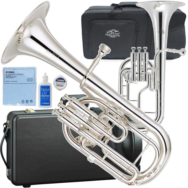 YAMAHA ヤマハ 5年保証サービス対象 YAH-803S アルトホルン Neo 銀メッキ トップアクション 管楽器 Jマイケル AH-700S セット　以下は対応不可 北海道 沖縄 離島 代引き