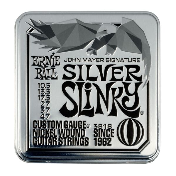 ERNIE BALL アーニーボール EB 3818 SLINKY 3P John Mayer Silver Slinky