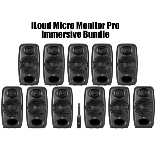 IK Multimedia アイケーマルチメディア iLoud Micro Monitor Pro - Immersive Bundle モニター スピーカー  DTM DAW ブラック