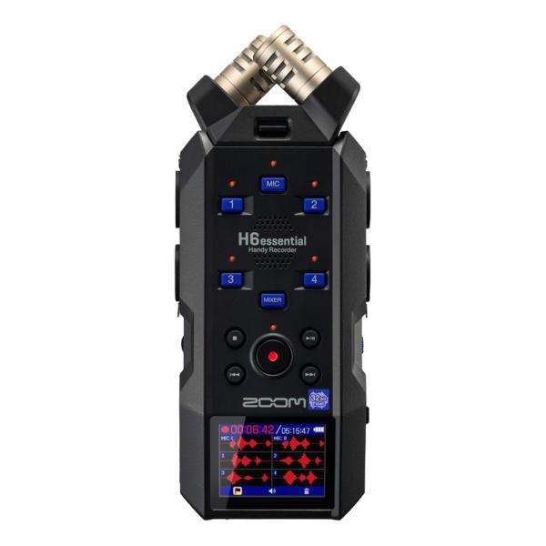 ZOOM ズーム H6 essential Handy Recorder レコーダー 32bitフロート 録音 USB オーディオインターフェイス機能搭載