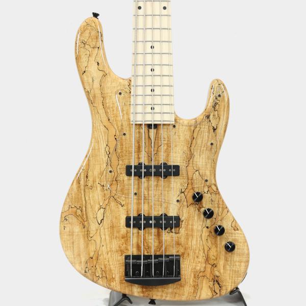 Kikuchi Guitars Custom 5st J Bass Spalted Maple Top Natural 国産 5