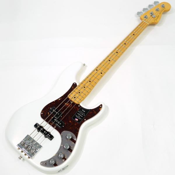 Fender フェンダー American Ultra Precision Bass Arctic Pearl MN 【OUTLET】 