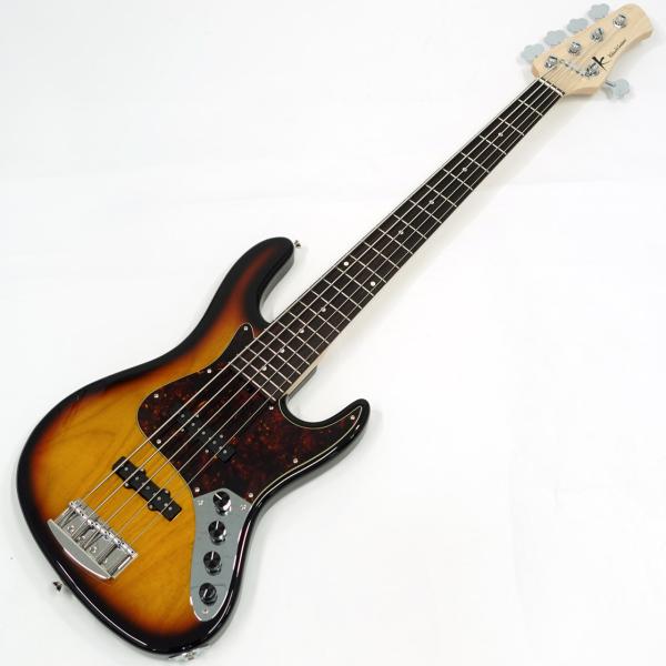 Kikuchi Guitars Hermes Series RV5 5弦ベース Kikuchi Guitars Hermes RV5 Tobacco Burst 国産 5弦ベース