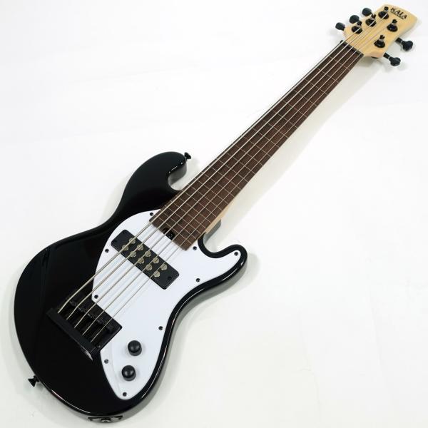 KALA カラ UBASS-SB5-BK-FL / Jet Black Fretless 