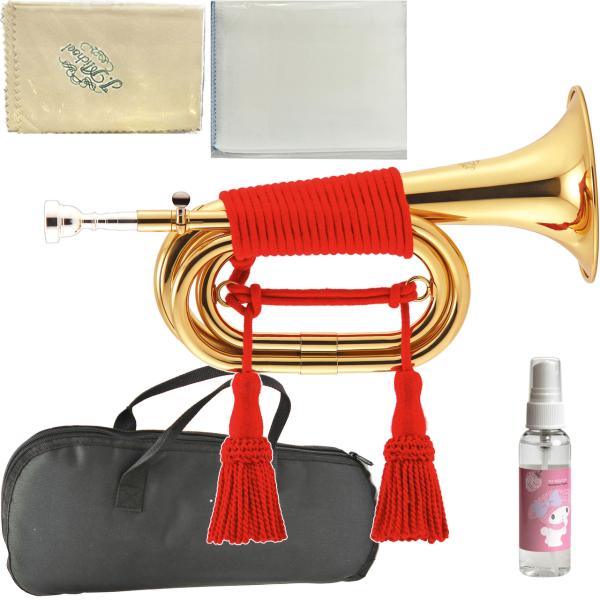 J Michael Jマイケル 3年保証 ATR-150A 信号ラッパ 三つ巻 新品アウトレット ビューグル ストレート マウスピース セットO　北海道 沖縄 離島 代引き 同梱不可