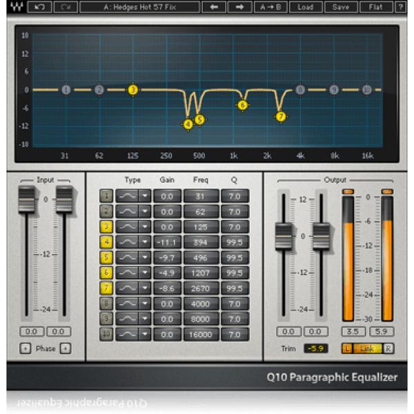 WAVES ウェイブス Q10 Equalizer プラグインエフェクト DAW DTM