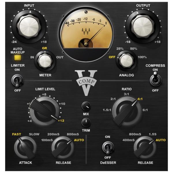 WAVES ウェイブス V-Comp プラグインエフェクト DAW DTM