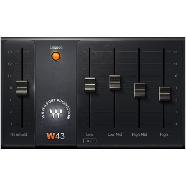 WAVES ウェイブス W43 Noise Reduction Plugin プラグインエフェクト DAW DTM