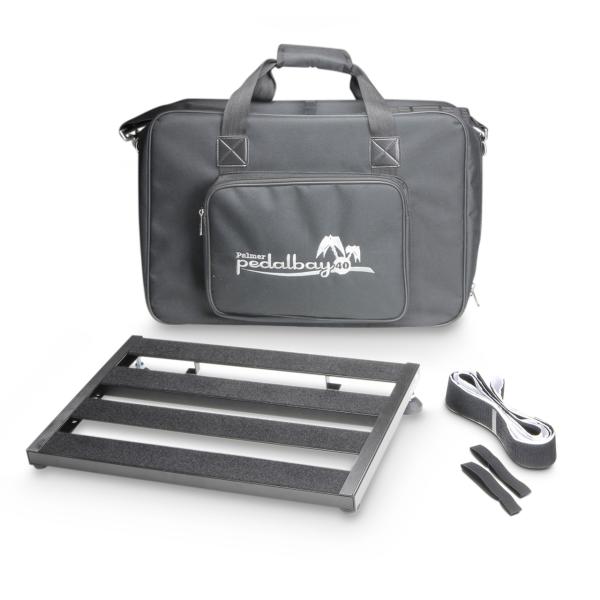 Palmer パルマー PEDALBAY 40 エフェクターボード アルミニウム スノコタイプ ソフトケース ショルダーストラップ