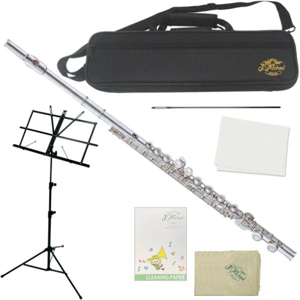 J Michael Jマイケル 3年保証対象 FL-300S フルート 銀メッキ セットO　以下は対応不可 北海道 沖縄 離島 代引き 同梱