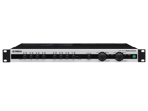 YAMAHA ヤマハ MA2120 ◆ 2ch パワーアンプ ( ハイ・ローインピーダンス兼用 )   小型店舗 BGM中規模設備に最適 パワーアンプ