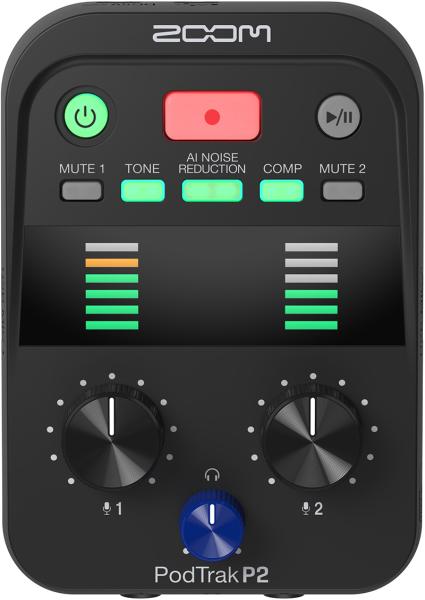 ZOOM ズーム PodTrak P2 PodCast ポッドキャスト