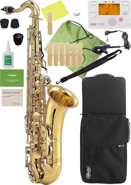 Kaerntner ケルントナー KTN-65 テナーサックス KTN65 ラッカー ゴールド 管楽器 Tenor saxophone gold セット F　北海道不可 沖縄不可 離島不可 代引き不可 同梱不可