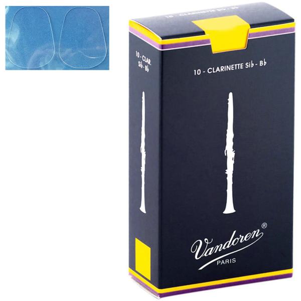 vandoren バンドーレン CR1025 B♭ クラリネット リード 2.5 トラディショナル バラ 10枚 Bb soprano clarinet traditional reed セットF　北海道 沖縄 離島不可
