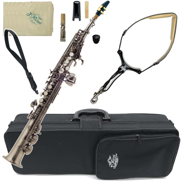 J Michael Jマイケル 3年保証 SP-820GM ソプラノサックス ガンメタリック デタッチャブル ストレート soprano sax セットF　北海道 沖縄 離島 代引き 同梱不可