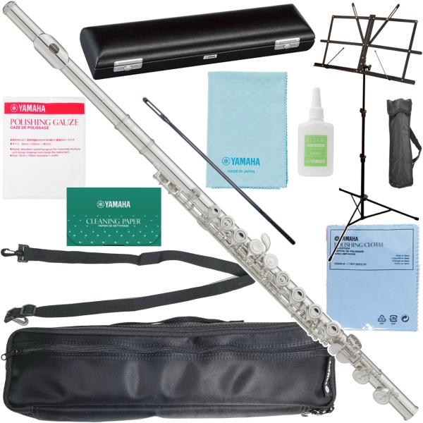 YAMAHA ヤマハ 5年保証サポート対象 YFL-212 フルート Eメカニズム 銀メッキ セットN　以下は対応不可 北海道 沖縄 離島