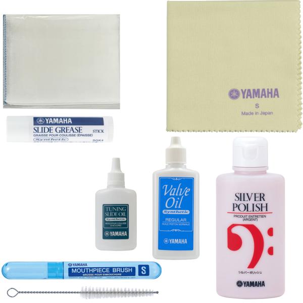 YAMAHA ヤマハ 銀メッキ トランペット お手入れセット チューニングスライドオイル TSO3 バルブオイル グリス 管楽器 セットC　北海道 沖縄 離島不可