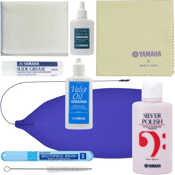 YAMAHA ヤマハ 銀メッキ トランペット お手入れセット チューニングスライドオイル TSO3 バルブオイル グリス 管楽器 セットD　北海道 沖縄 離島不可