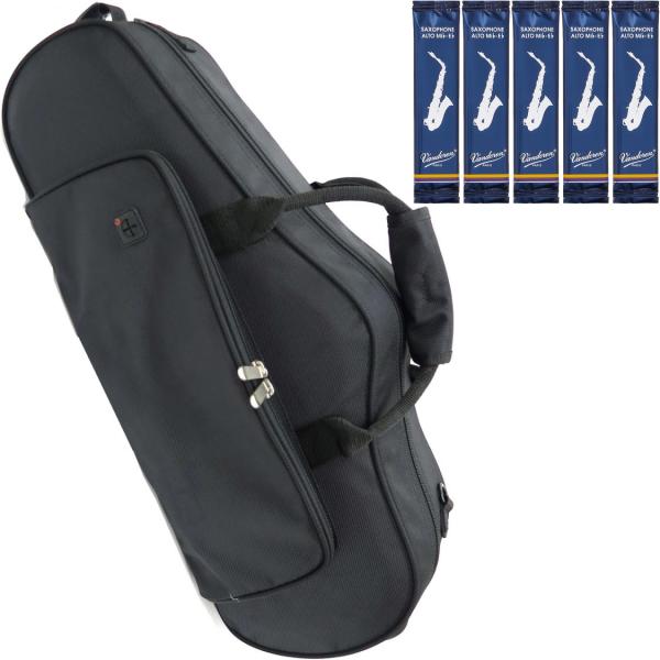 J Michael Jマイケル ALC-501 アルトサックス用 ケース リュックタイプ セミハードケース Vandoren リード 3.0 5枚 セットH　北海道 沖縄 離島 代引き 同梱不可