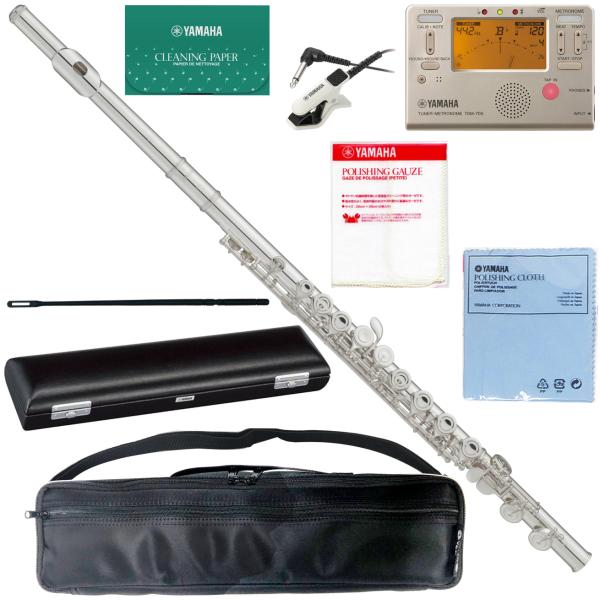 YAMAHA ヤマハ 5年保証サポート対象 YFL-212 フルート Eメカニズム 銀メッキ セットY　以下は対応不可 北海道 沖縄 離島 代引き
