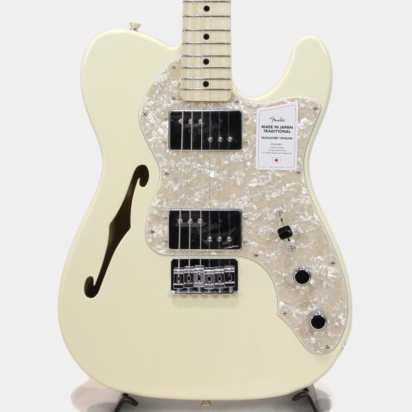 Fender フェンダー Made in Japan Traditional 70s Telecaster Thinline  Olympic White 国産 テレキャスター シンライン エレキギター フェンダー・ジャパン  