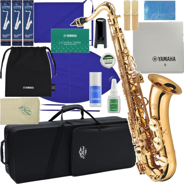 J Michael Jマイケル 3年保証 TN-900 テナーサックス ラッカー ゴールド 管楽器 セットS　以下対応不可 北海道 沖縄 離島 代引き 同梱