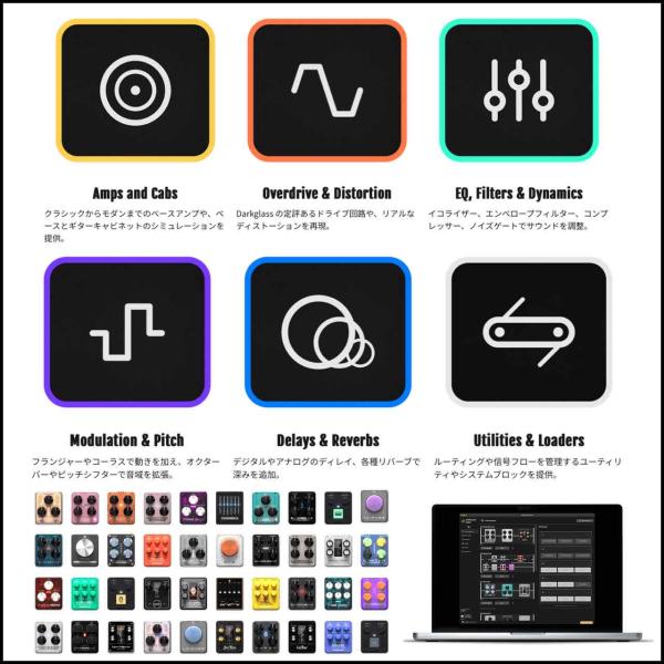 Darkglass Electronics Anagram マルチエフェクター ベース アナグラム