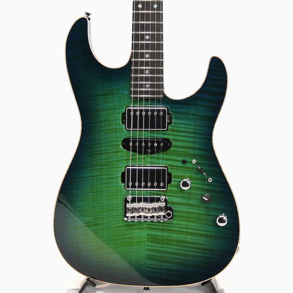 James Tyler Japan Studio Elite HD Rear Rout Flame Maple / White Limba / Caribbean Splash