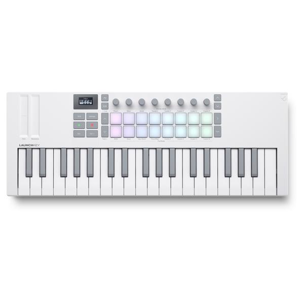 novation ノベイション ［在庫1点あり］ Launchkey Mini 37 MK4 Whinte 37鍵 USB MIDIキーボード 