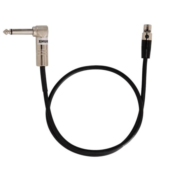 SHURE シュア WA304 ◆ SHURE ボディパック型送信機用 楽器用ケーブル フォンコネクター形状：L字タイプ