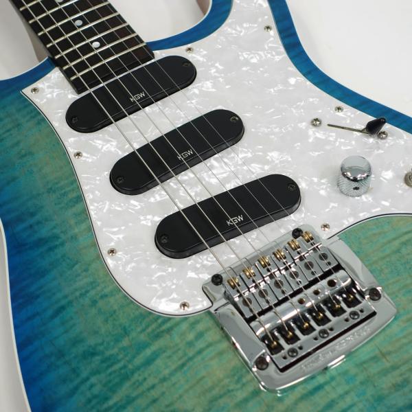 Kz Guitar Works Kz ST Chambered 3S11 22F Kahler / Blue Burst