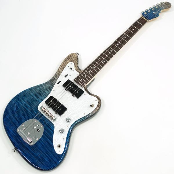 momose モモセ MJS1-FT Flame Tochi / R SSB-GRD-MH 国産 オーダー エレキギター 現地選定木材 20350