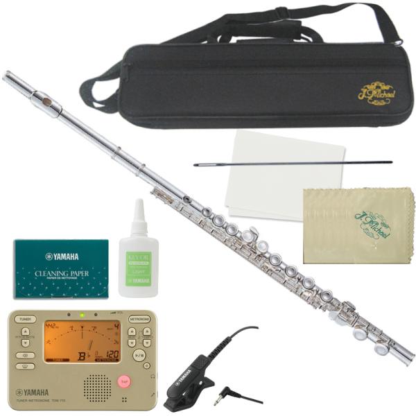 J Michael Jマイケル 3年保証対象 FL-300S フルート 銀メッキ セットY　以下は対応不可 北海道 沖縄 離島 代引き 同梱