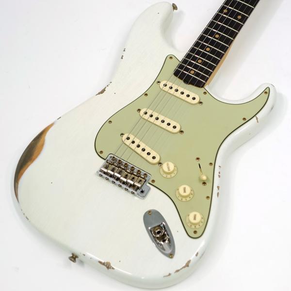 Fender Custom Shop 1962 Stratocaster Relic Aged Olympic White